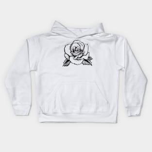 rose tattoo Kids Hoodie